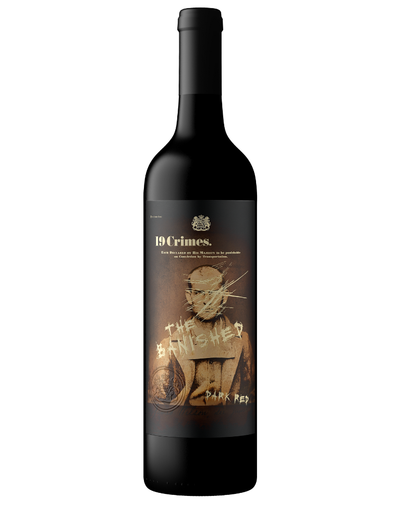 19 Crimes "The Banished" Dark Red