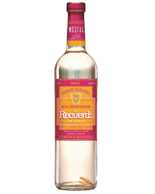 El Recuerdo Mezcal  Abocado (with worm)
