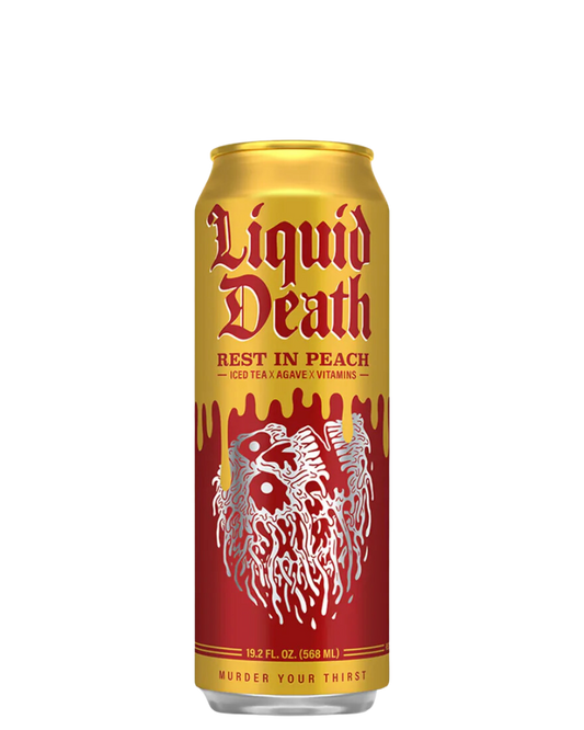 Liquid Death Rest in Peach Iced Tea